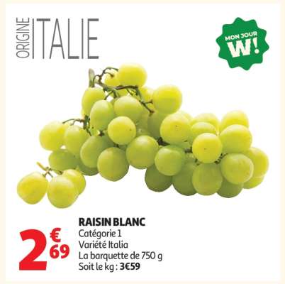 Raisin Blanc
