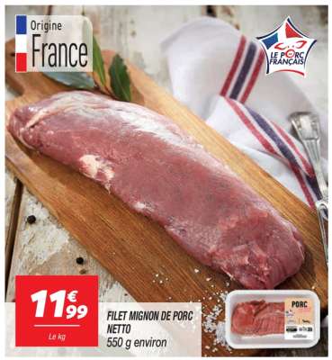 FILET MIGNON DE PORC NETTO