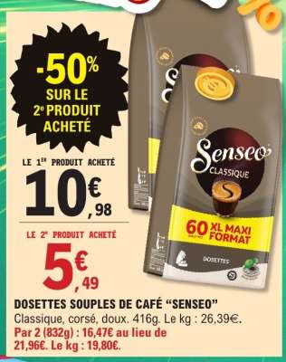 Dosettes Souples De Café Senseo