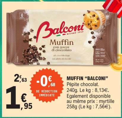 MUFFIN “BALCONI”