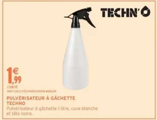 PULVÉRISATEUR À GÂCHETTE TECHNO