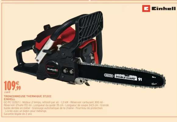 TRONÇONNEUSE THERMIQUE 37.2CC EINHELL