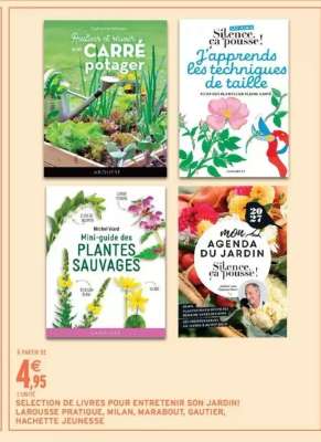 SÉLECTION DE LIVRES POUR ENTRETENIR SON JARDIN!