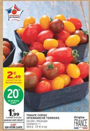 TOMATE CERISE INTERMARCHÉ TERROIRS