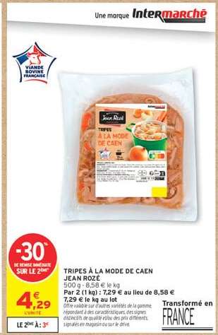 Tripes à la mode de Caen