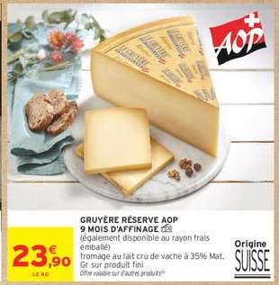 GRUYÈRE RÉSERVE AOP
