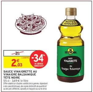 Sauce Vinaigrette Au Vinaigre Balsamique Tête Noire