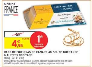BLOC DE FOIE GRAS DE CANARD AU SEL DE GUÉRANDE MAISTRES OCCITANS