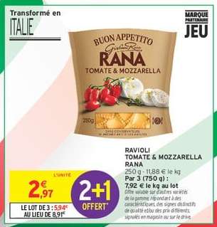 RAVIOLI TOMATE & MOZZARELLA RANA