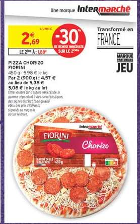 PIZZA CHORIZO FIORINI