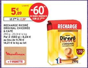 RECHARGE RICORÉ ORIGINAL CHICORÉE & CAFÉ