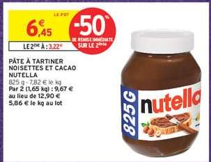 Pâte À Tartiner Noisettes Et Cacao Nutella
