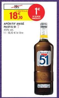 APÉRITIF ANISÉ PASTIS 51