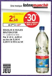 EQUALIO 4 HUILES BOUTON D'OR