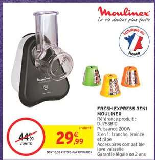 FRESH EXPRESS 3EN1 MOULINEX