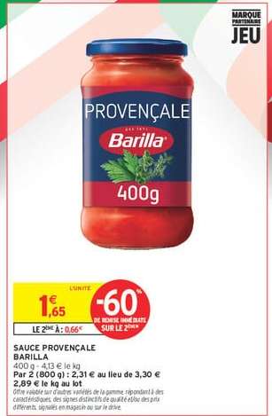 SAUCE PROVENÇALE BARILLA