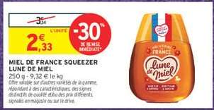 MIEL DE FRANCE SQUEEZER LUNE DE MIEL