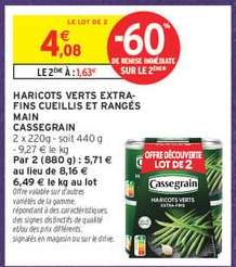 Haricots Verts Extra-Fins Cassegrain