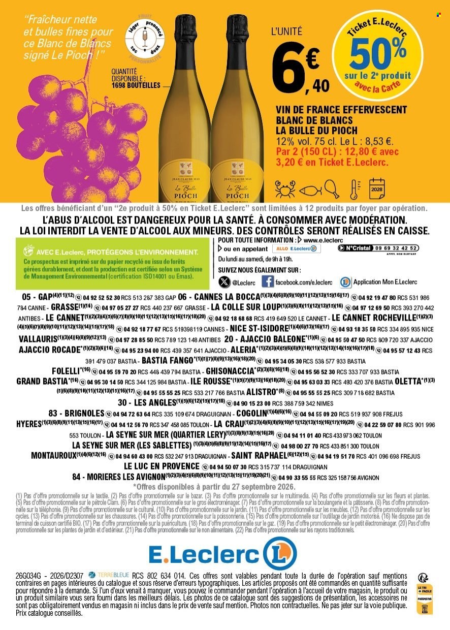 Catalogue E.Leclerc - 26/09/2026 - 10/10/2026. Page 104