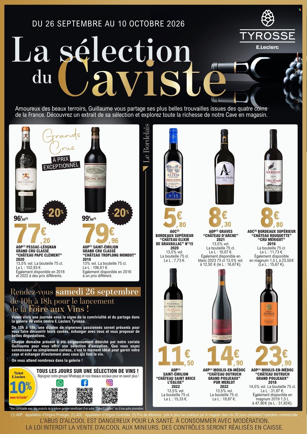 Catalogue E.Leclerc - 26/09/2026 - 10/10/2026. Page 1