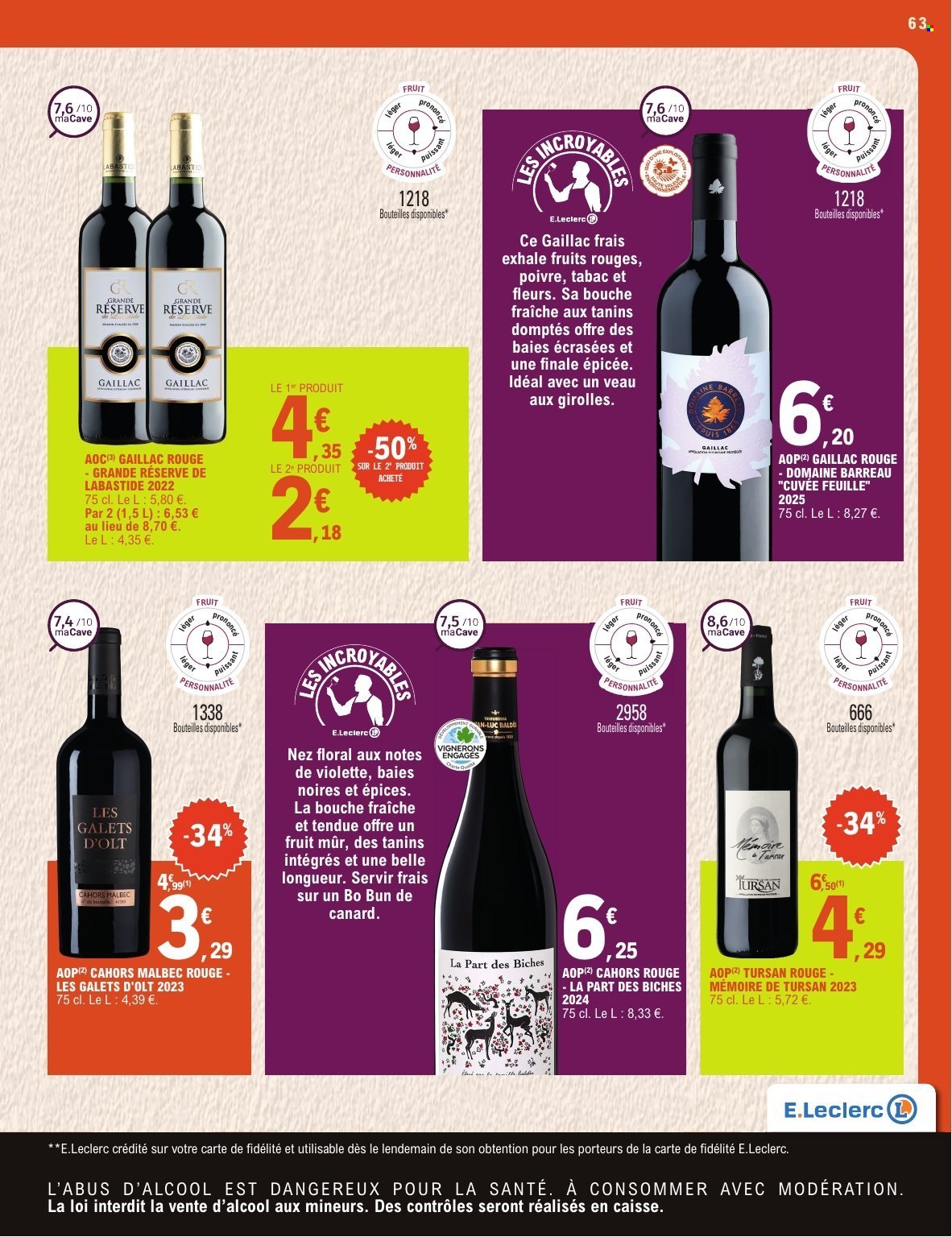 Catalogue E.Leclerc - 26/09/2026 - 10/10/2026. Page 63