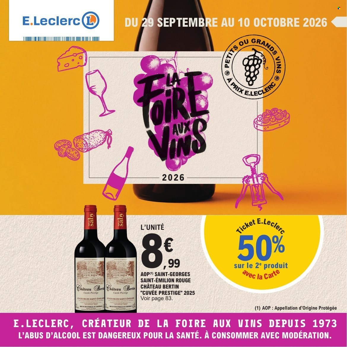 Catalogue E.Leclerc - 29/09/2026 - 10/10/2026. Page 1