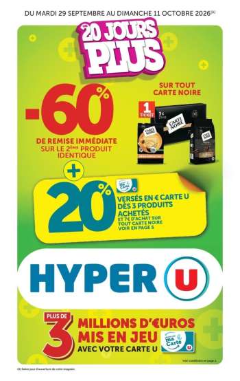 Catalogue HYPER U - 29/09/2026 - 11/10/2026.