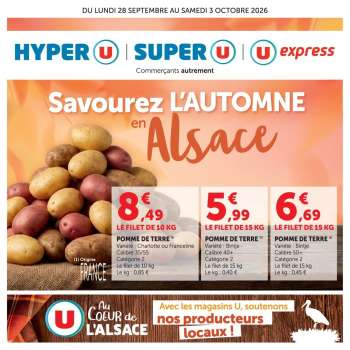 Catalogue Magasins U - 28/09/2026 - 03/10/2026.