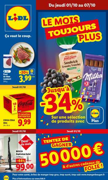 Catalogue Lidl - 01/10/2026 - 07/10/2026.