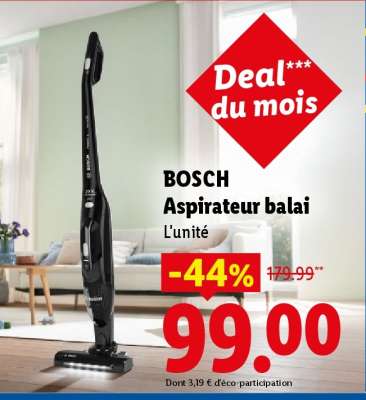 BOSCH Aspirateur balai