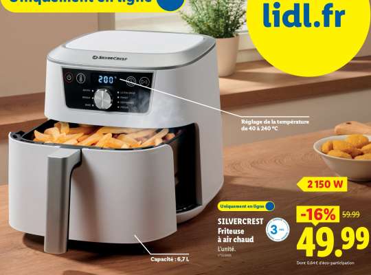 SilverCrest Friteuse à air chaud