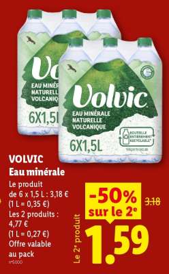 VOLVIC Eau minérale