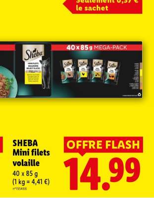 SHEBA Mini filets volaille