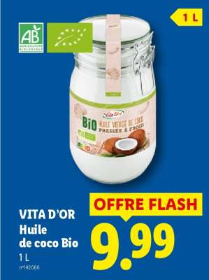 VITA D’OR Huile de coco Bio