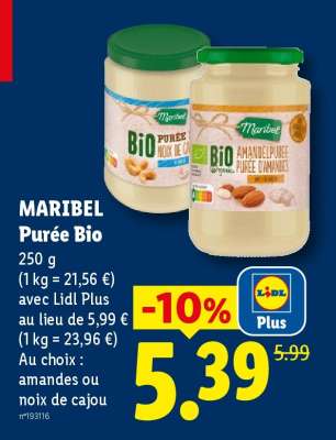 MARIBEL Purée Bio