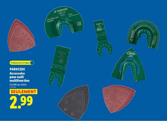 PARKSIDE Accessoire pour outil multifonction