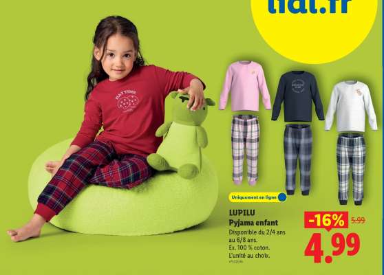 LUPILU Pyjama enfant