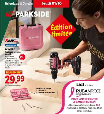 PARKSIDE Perceuse-visseuse sans fil