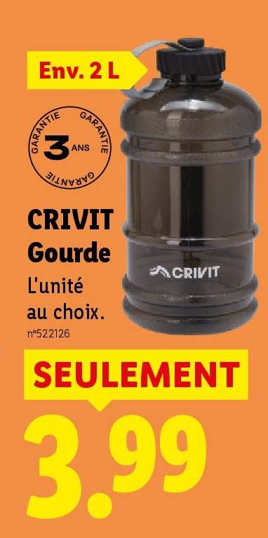 CRIVIT Gourde