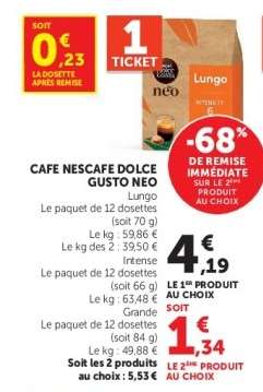 CAFE NESCAFE DOLCE GUSTO NEO