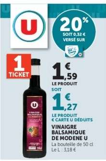 VINAIGRE BALSAMIQUE DE MODENE U