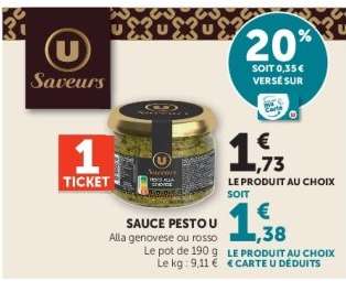 SAUCE PESTO U