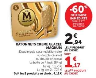 BATONNETS CREME GLACEE MAGNUM