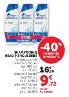 Shampooing Head & Shoulders
