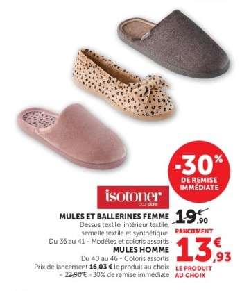 Mules et Ballerines Femme