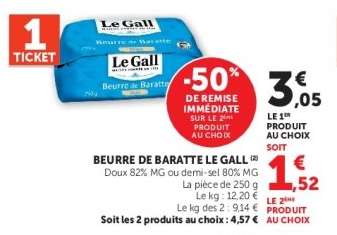 Beurre De Baratte Le Gall