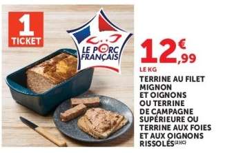Terrine au filet mignon et oignons