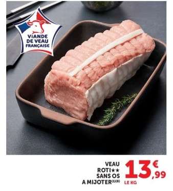 Veau rôti sans os à mijoter