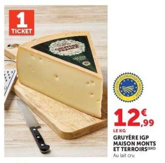 GRUYÈRE IGP MAISON MONTS ET TERROIRS