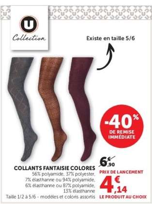 Collants Fantaisie Colorés